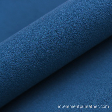 bahan kulit microfiber suede satu sisi